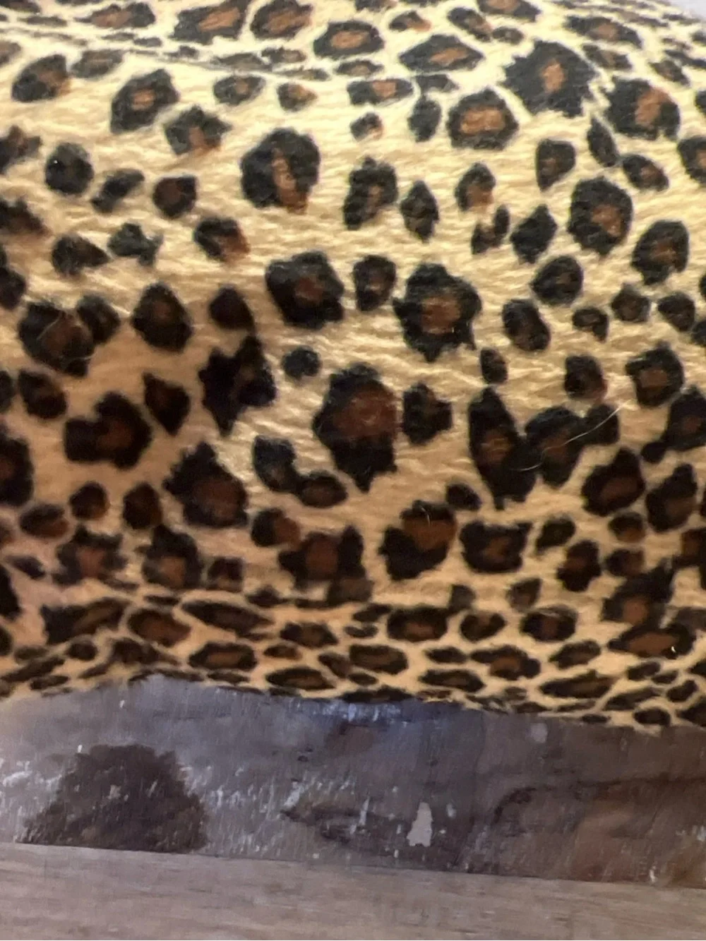 Lancome Leopard Print Cosmetic bag in Brown and Black